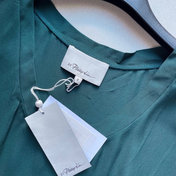 3.1 Phillip Lim Sleeveless Muscle Tee Dark Forest US8 - Picture 6 of 9